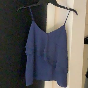 Blue stripy tank from Jcrew